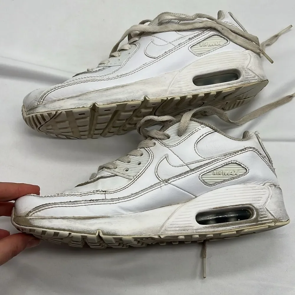 Nike Air Max 90 LTR Low White 5.5 Y